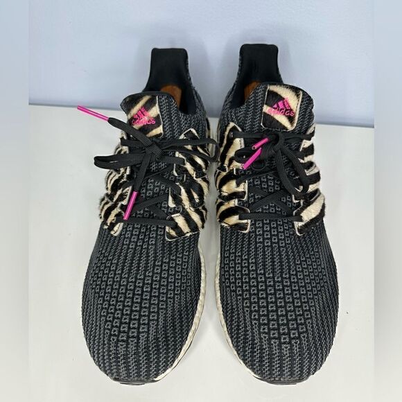 Adidas UltraBoost DNA Running Shoes Animal Pack Zebra FZ2730 Men's Size 11.5 - Picture 5 of 9